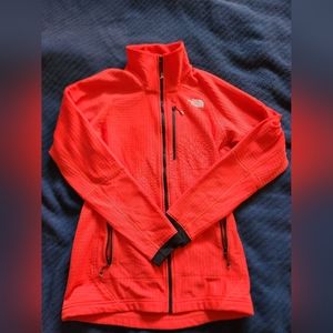 North Face Women's Summit Series Red Full-zip Jacket Size S